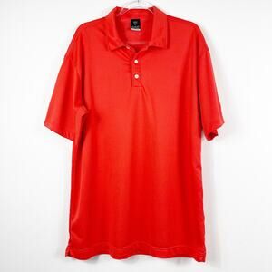Nike Golf Polo Shirt Sphere Dry Bright Orange Short Sleeve - XXL